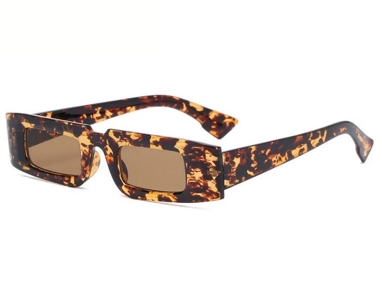 Dame vintage-inspirerte solbriller i geometrisk design Luvikno