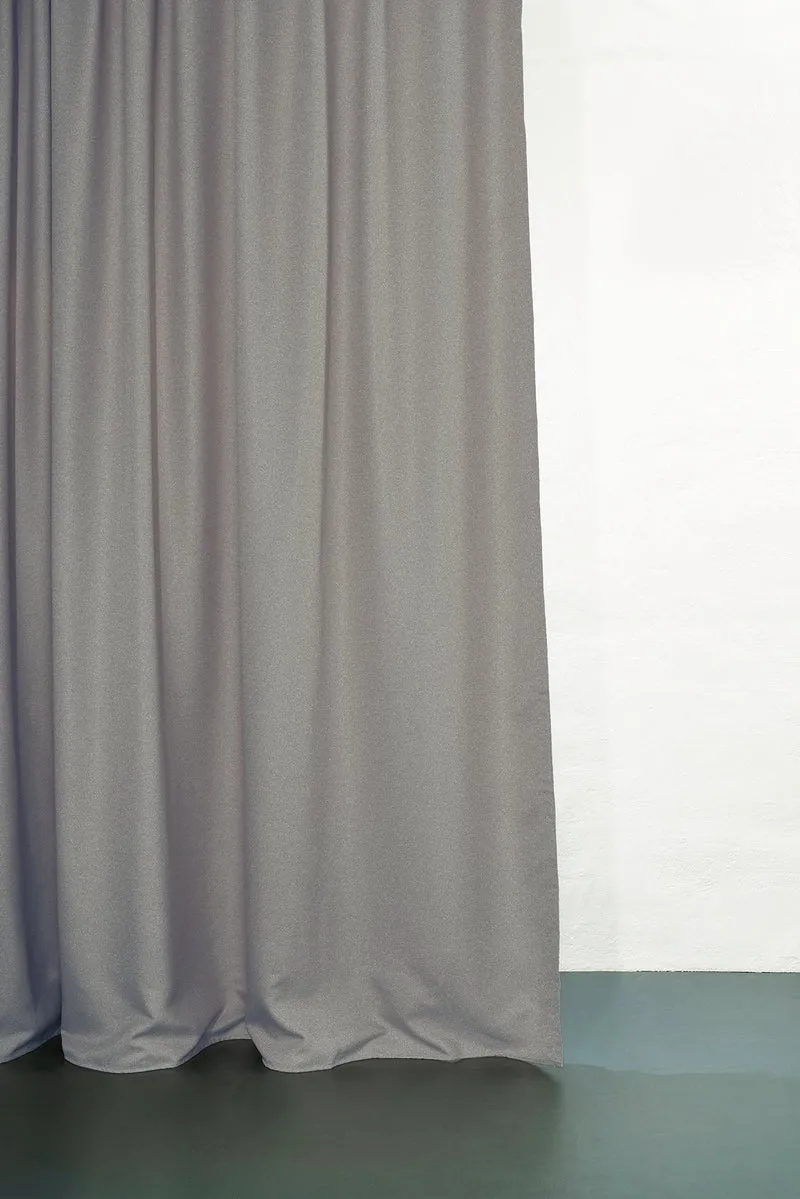 Hangover Dimout Curtain "Gin Tonic" in Light Grey Color