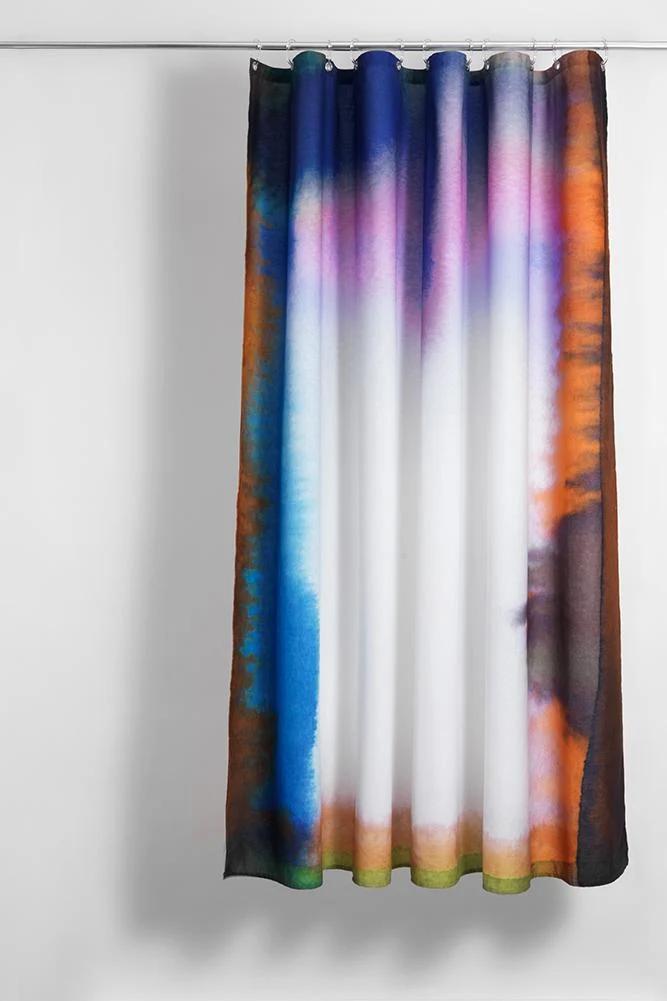 Artist Cotton Shower Curtain "Heep" by Julia Heuer