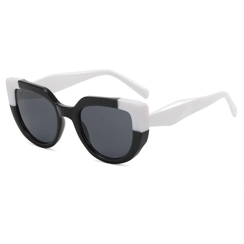 Dame moterik oversized solbriller med unikt design Luvikno