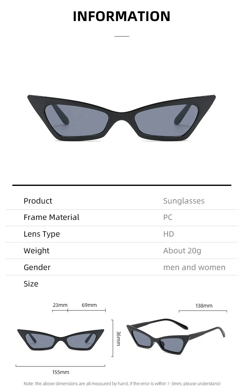 Dame moter Cat-Eye solbriller Luvikno