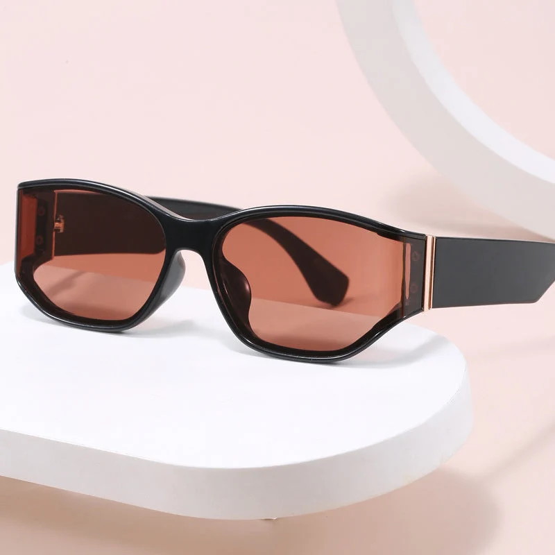 Dame moderne solbriller med sporty design Luvikno