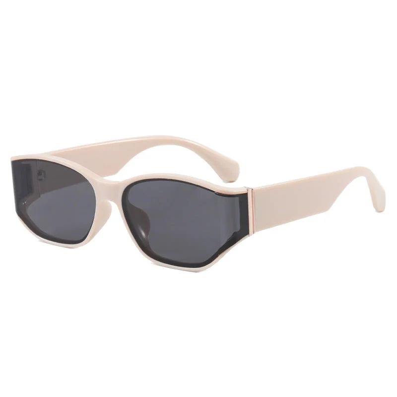 Dame moderne solbriller med sporty design Luvikno