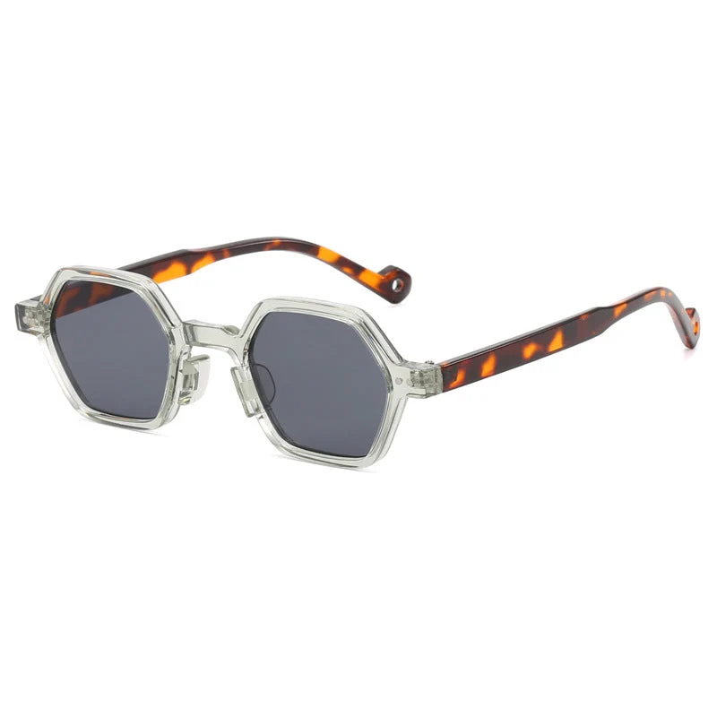 Damer Geometrisk Solbrille i moderne Hexagon-design Luvikno