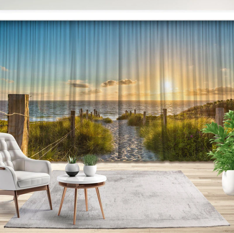 Fotovorhang "Der Weg zum Meer"