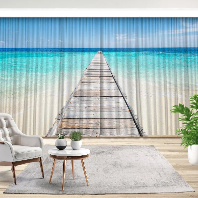 Fotovorhang "Insel in den Tropen"