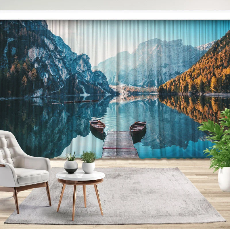 Fotovorhang "Pragser See in Südtirol/Italien"