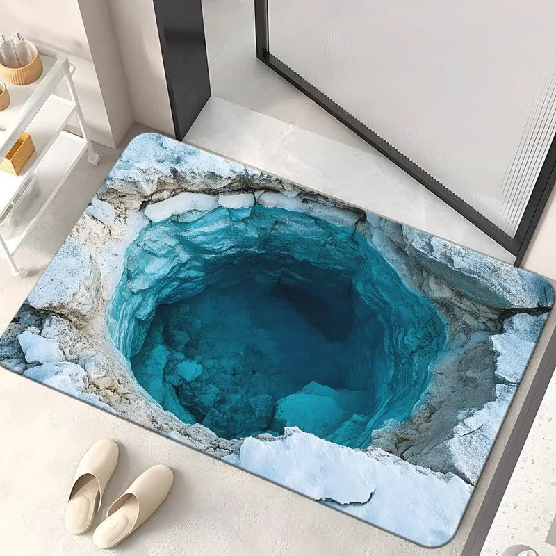 Höhlenlandschaft-3D-Effekt-Teppich