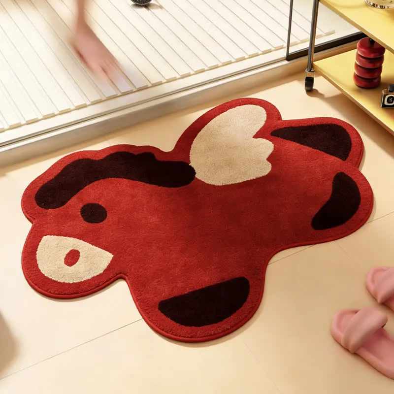 Niedlicher Badeteppich mit Cartoon-Pony