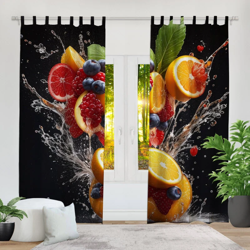 Fotovorhang "Bunte Obstexplosion V1"