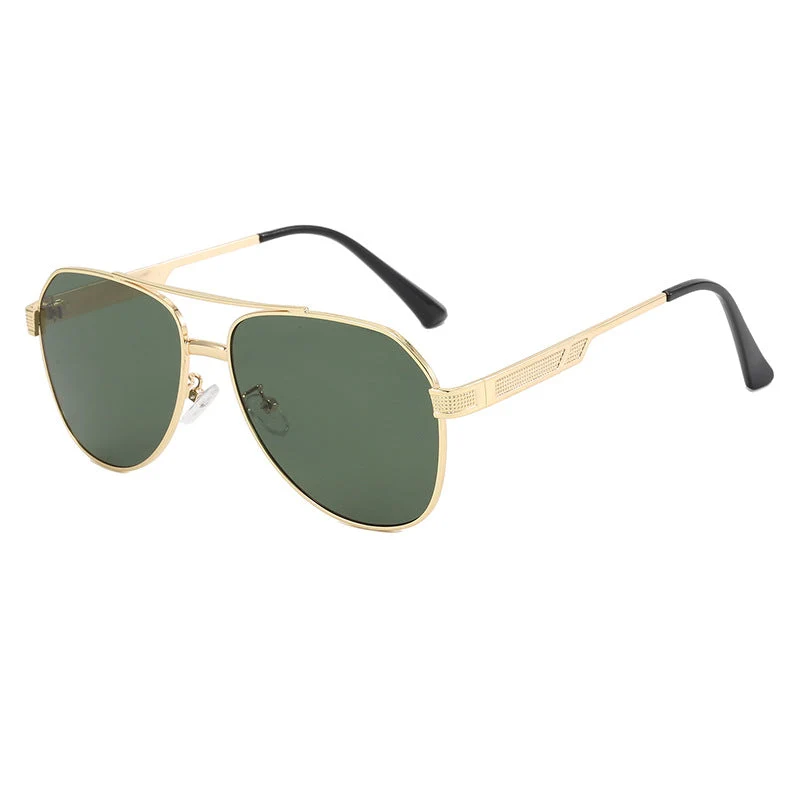 Dame elegant aviator-solbriller med robust metallramme og UV-beskyttelse Luvikno