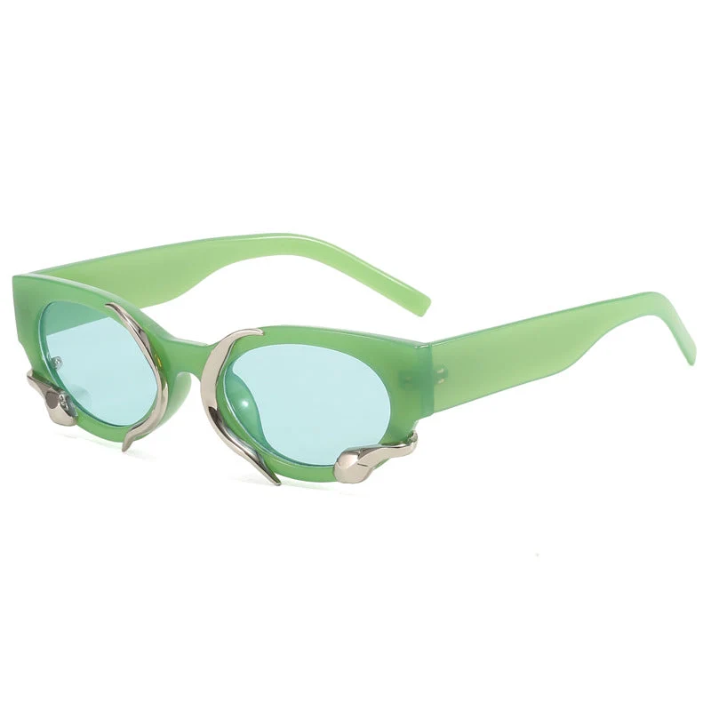 Dame designer solbrille med ekstraordinær detalj Luvikno