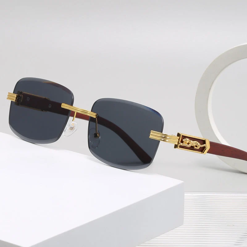 Dame designer solbrille med luksuriøse accenter Luvikno