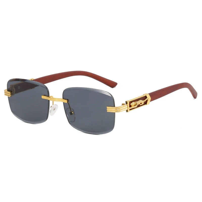 Dame designer solbrille med luksuriøse accenter Luvikno