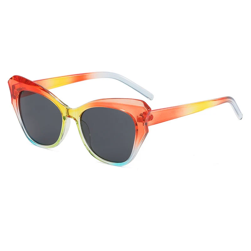 Dame Cat-Eye Solbrille med stilfullt design Luvikno