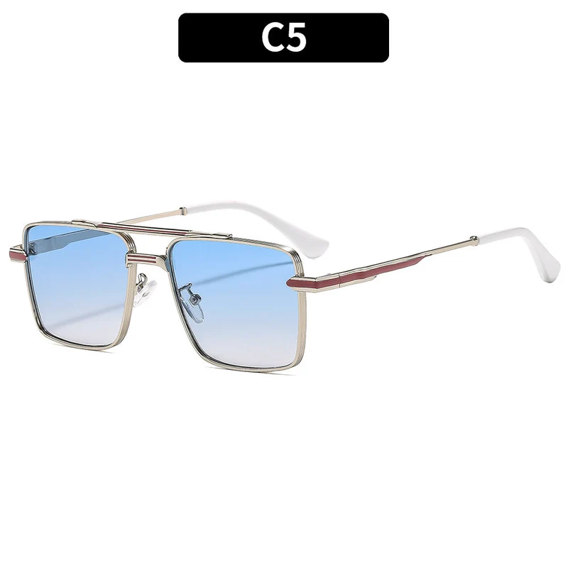 Dame futuristisk kvadratisk solbrille Luvikno
