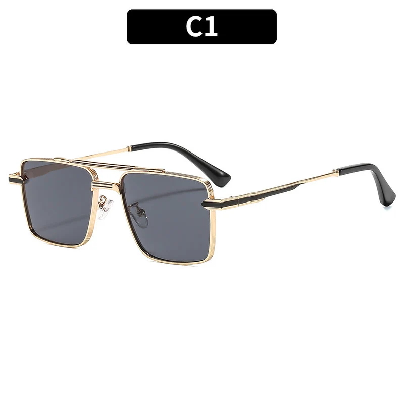 Dame futuristisk kvadratisk solbrille Luvikno