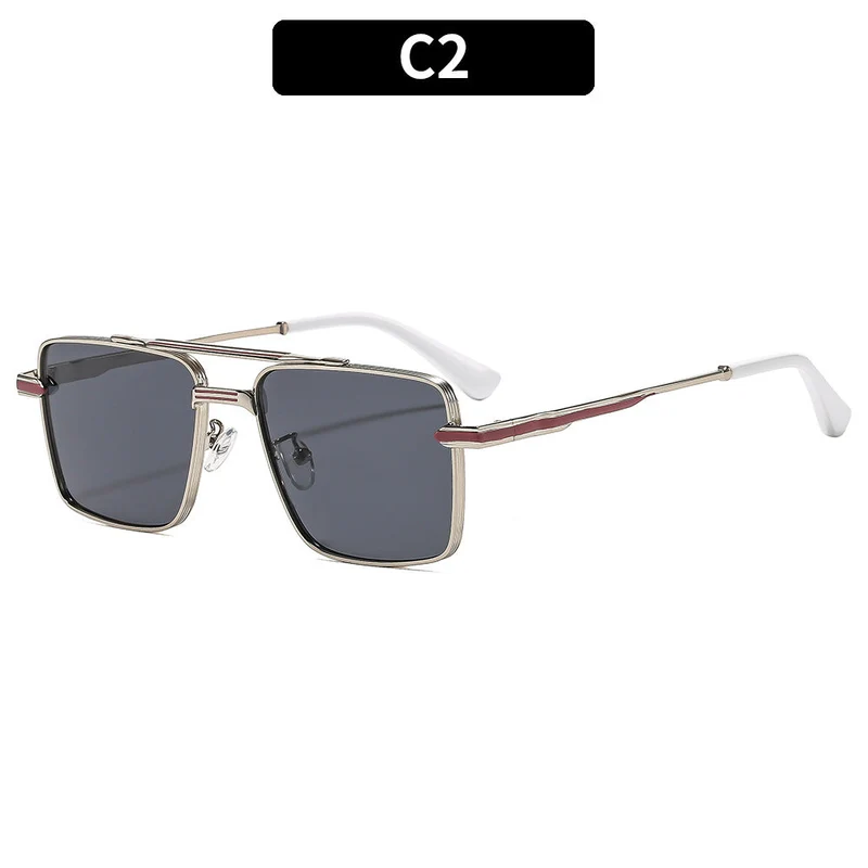 Dame futuristisk kvadratisk solbrille Luvikno