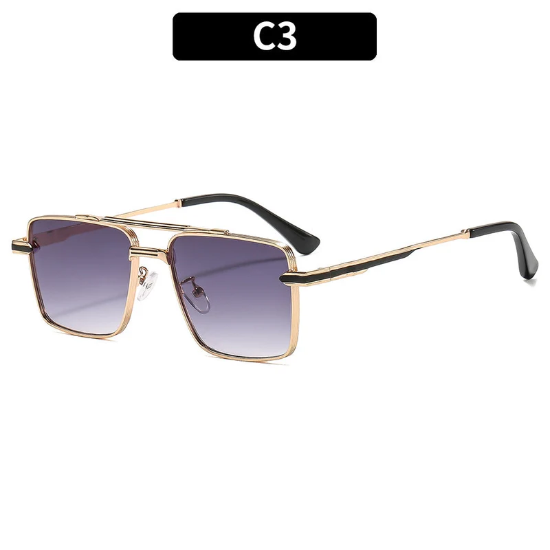 Dame futuristisk kvadratisk solbrille Luvikno