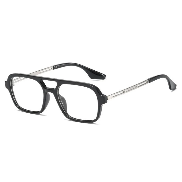 Dame designer solbrille med blå linser Luvikno