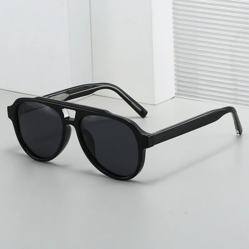 Dame Vintage solbrille med høy kvalitet UV-beskyttelse og moderne skilpaddemønster Luvikno