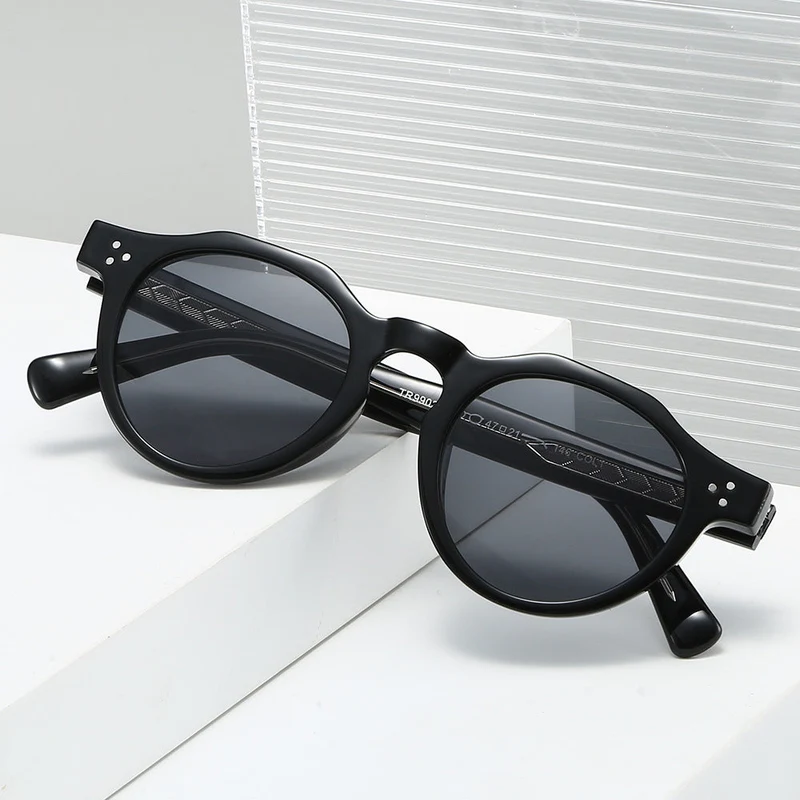Dame Stilig Solbrille i innovativt åttkantet design Luvikno