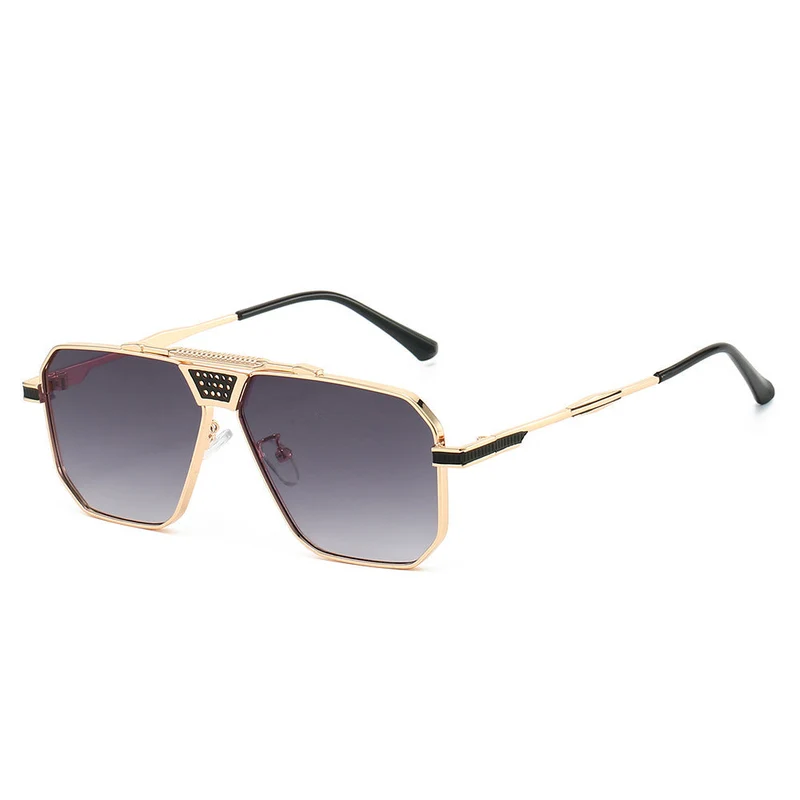 Dame solbriller i trendy geometrisk design Luvikno