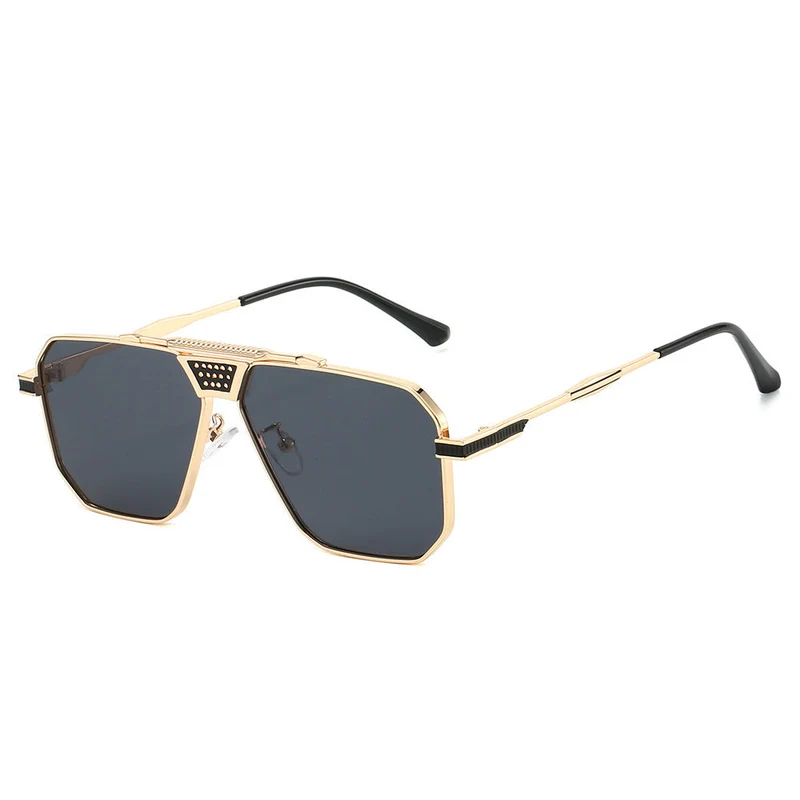 Dame solbriller i trendy geometrisk design Luvikno