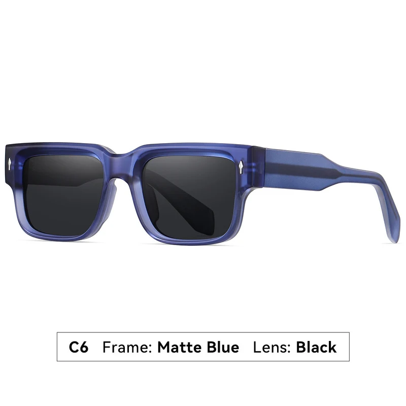 Dame solbrille i moderne, kantet design Luvikno