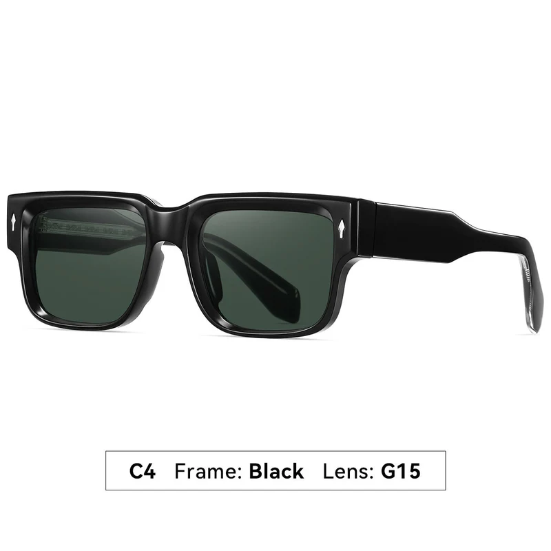 Dame solbrille i moderne, kantet design Luvikno