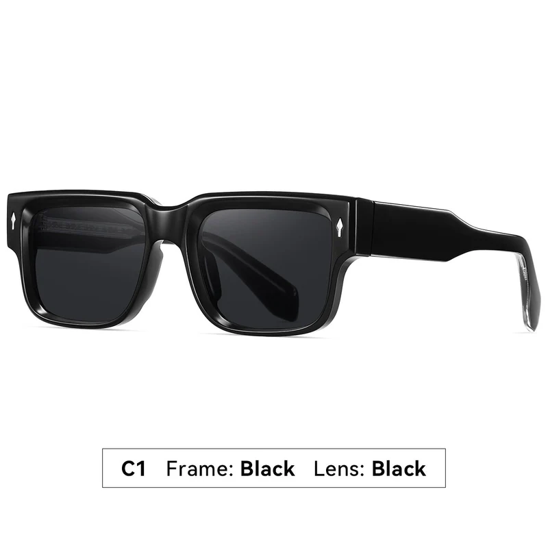 Dame solbrille i moderne, kantet design Luvikno