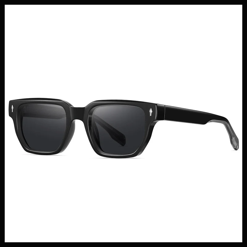 Dame solbrille i moderne, elegante kvadratdesign Luvikno