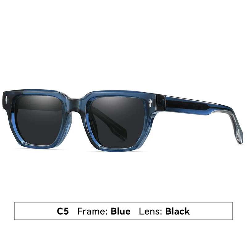 Dame solbrille i moderne, elegante kvadratdesign Luvikno