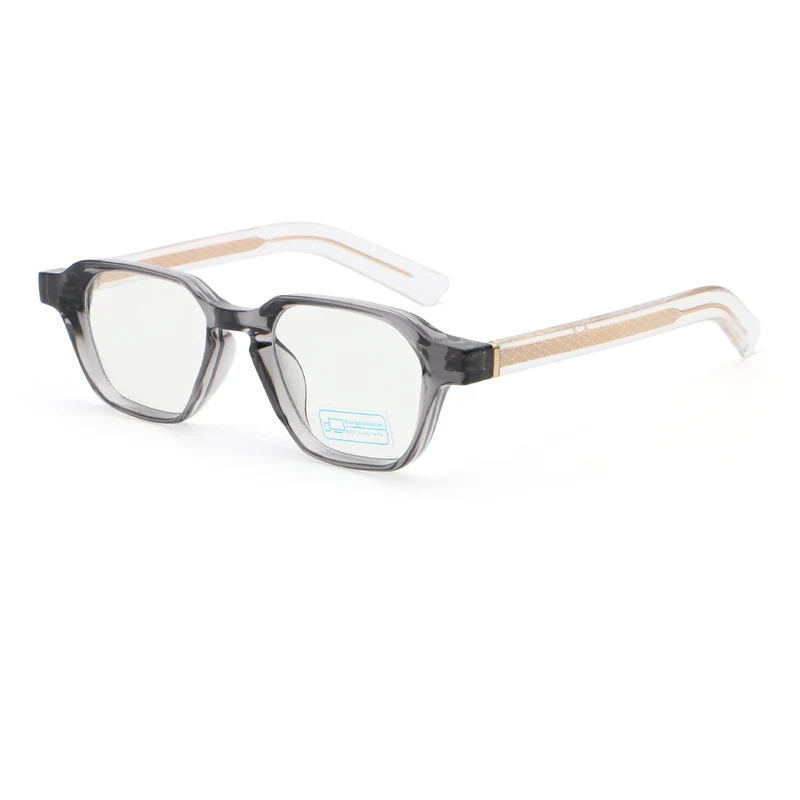 Dame solbrille i spesielt design med kantede glass Luvikno