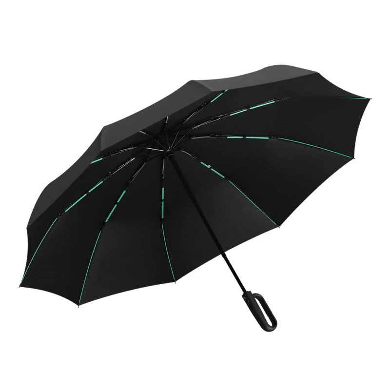 Dame Faltbar Umbrella med Innovativt Håndtakdesign Luvikno