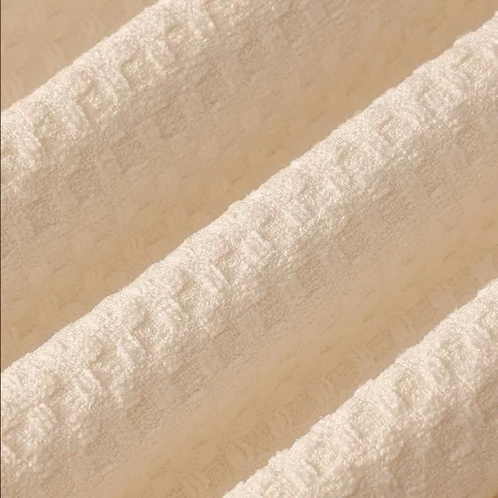 Badetuchset aus Satin mit Waffelmuster (2er-Pack)