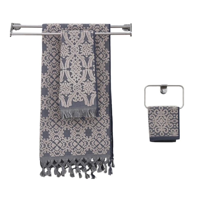 Persisches Badetuch-Set aus reiner Baumwolle (4er-Pack)