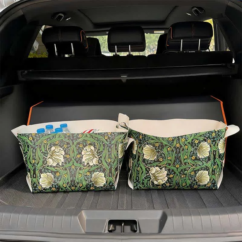 Abnehmbarer Aufbewahrungsbehälter mit Retro-Blumenranken