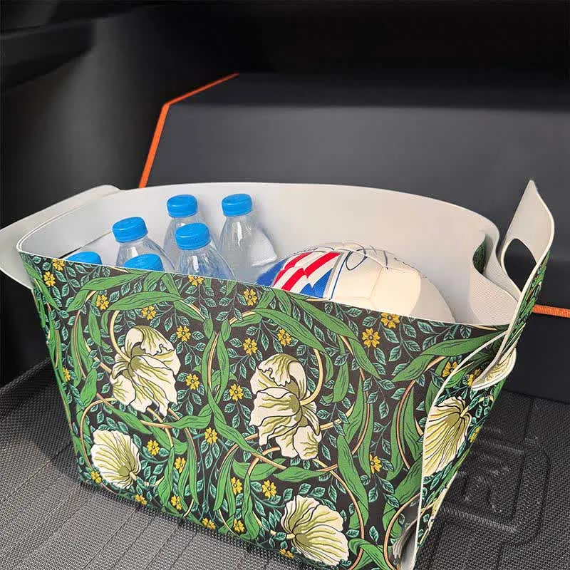 Abnehmbarer Aufbewahrungsbehälter mit Retro-Blumenranken