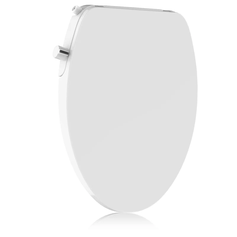 Garvee Sedile Bidet Non Elettrico con Doppio Ugello per WC Allungati Bianco per Bagno Domestico