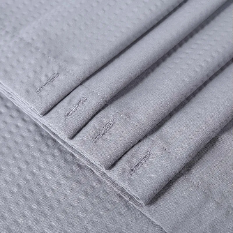 Garvee Tenda Doccia in Microfibra Extra Lunga Grigia Impermeabile Lavabile 183x198 cm Bagno e Doccia