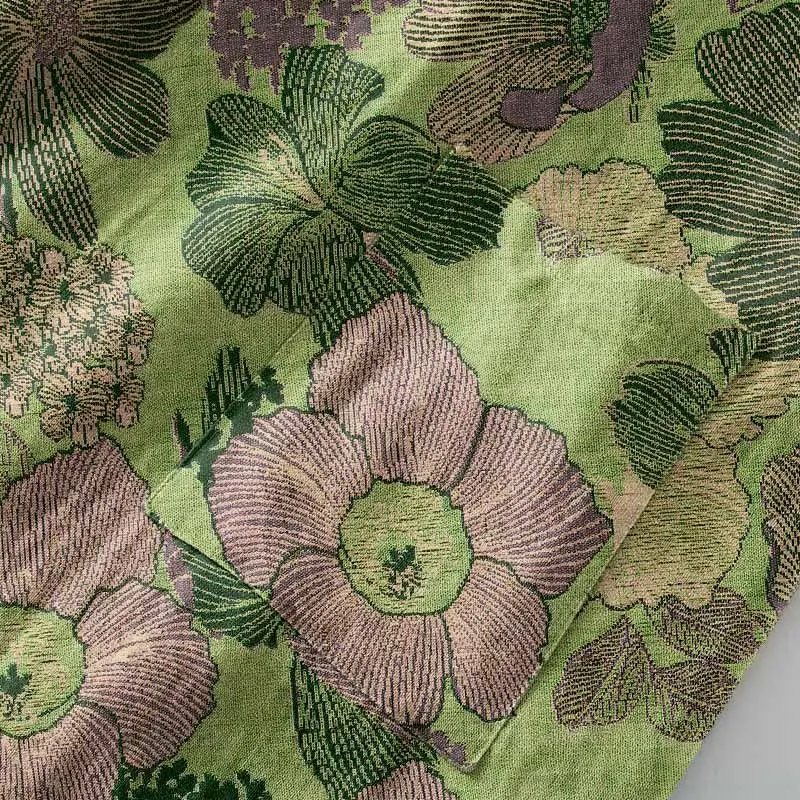 Kimono-Bademantel aus Baumwollgaze in Pfirsichblüte