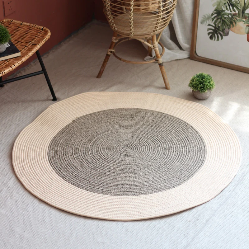 Round woven rug Stornfield