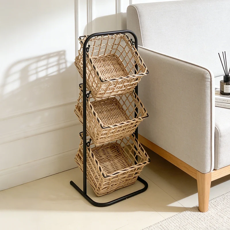 Multifunctional Basket Stand Stornfield
