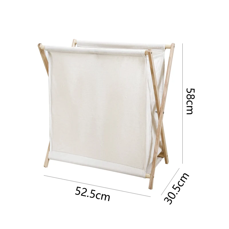 Modern laundry basket with folding frame Stornfield