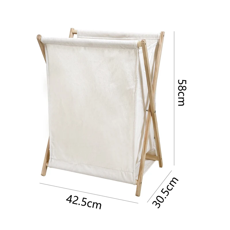 Modern laundry basket with folding frame Stornfield