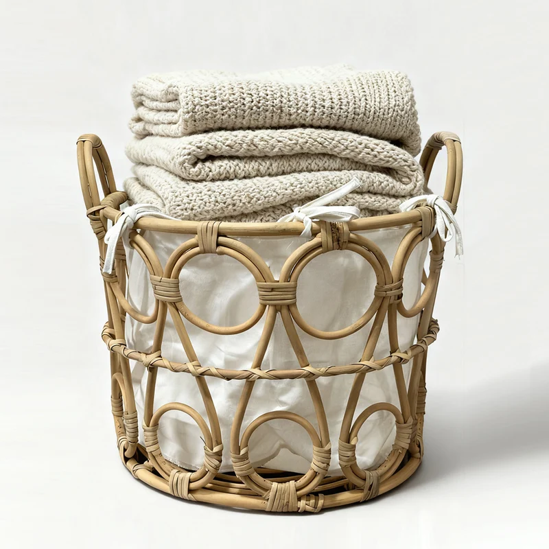 More modern braided storage basket Stornfield