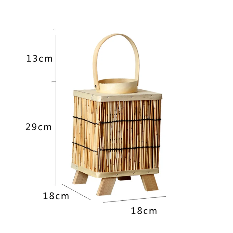 Artificial Rattan Lantern Stornfield