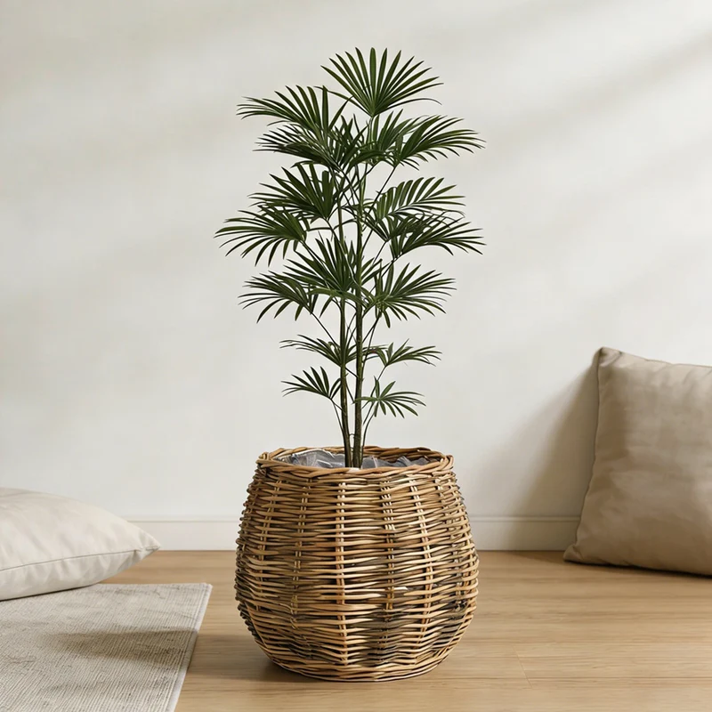 High-quality plant basket made of natural willow Stornfield