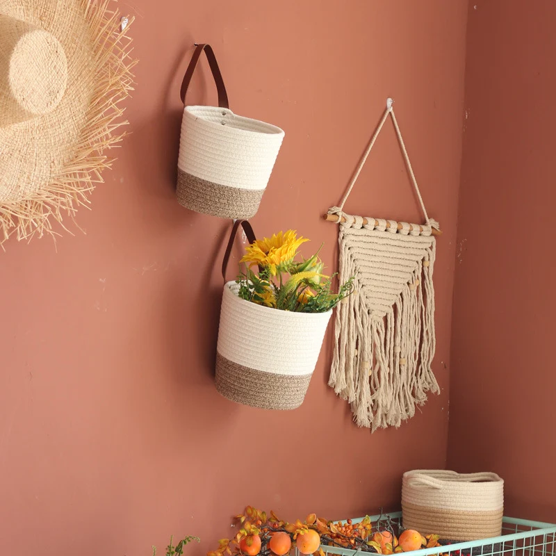 Handcrafted storage basket Stornfield
